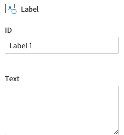 Setting Label Component Properties