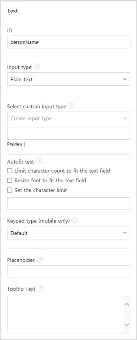 Setting Text and Multiline Field Properties